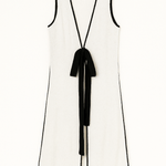 The Nova Contrast Tie Maxi Sleeveless Cardigan - MTT Collective