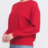 The Remy Herringbone Dolman Sweater - MTT Collective