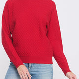 The Remy Herringbone Dolman Sweater - MTT Collective
