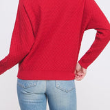 The Remy Herringbone Dolman Sweater - MTT Collective