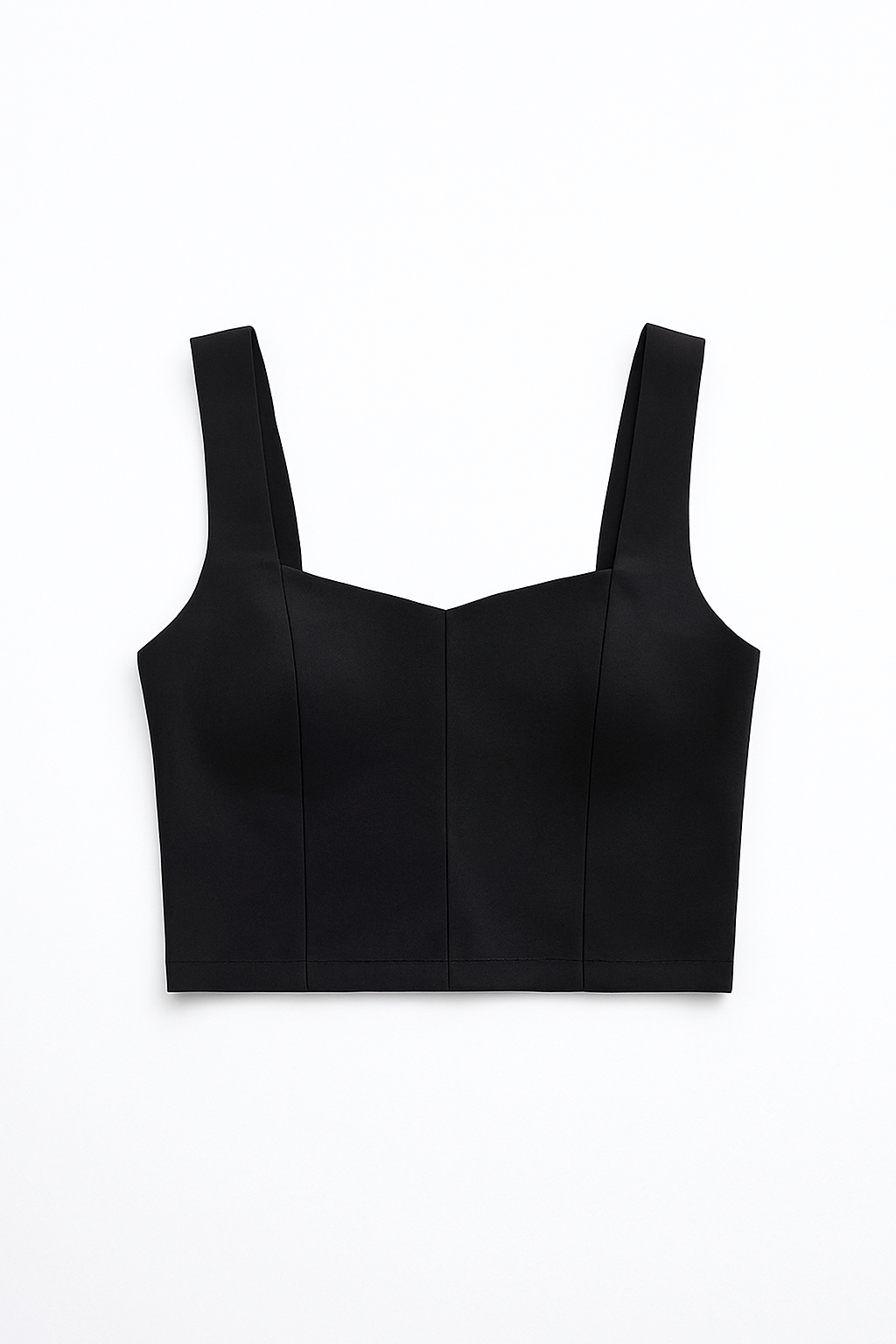 The Rowan Ponte Contour Crop Tank - MTT Collective
