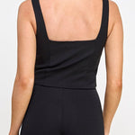 The Rowan Ponte Contour Crop Tank - MTT Collective