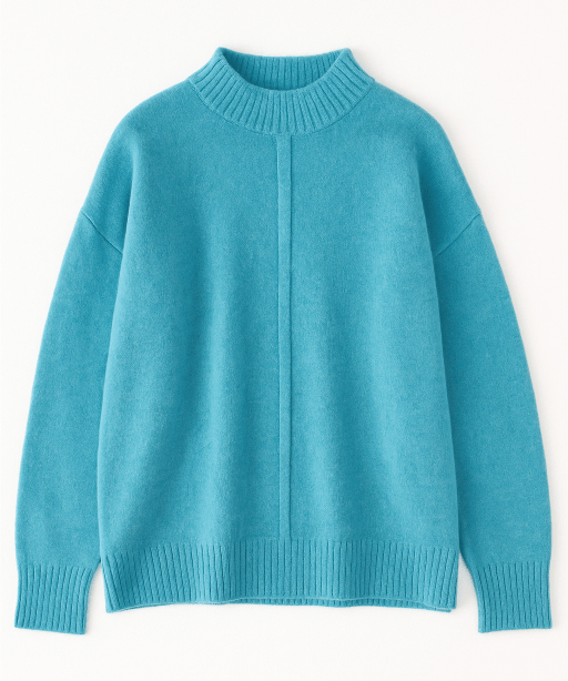 The Skylar Mock Neck Pullover - MTT Collective