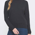 The Sutton Cable Knit Dolman Sweater - MTT Collective