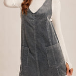 Thea Corduroy Pinafore Dress - MTT Collective
