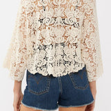 Tidal Wave Crochet Kimono Top - MTT Collective