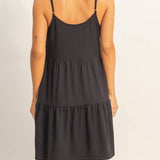 Tiered Spaghetti Strap Mini Dress - MTT Collective