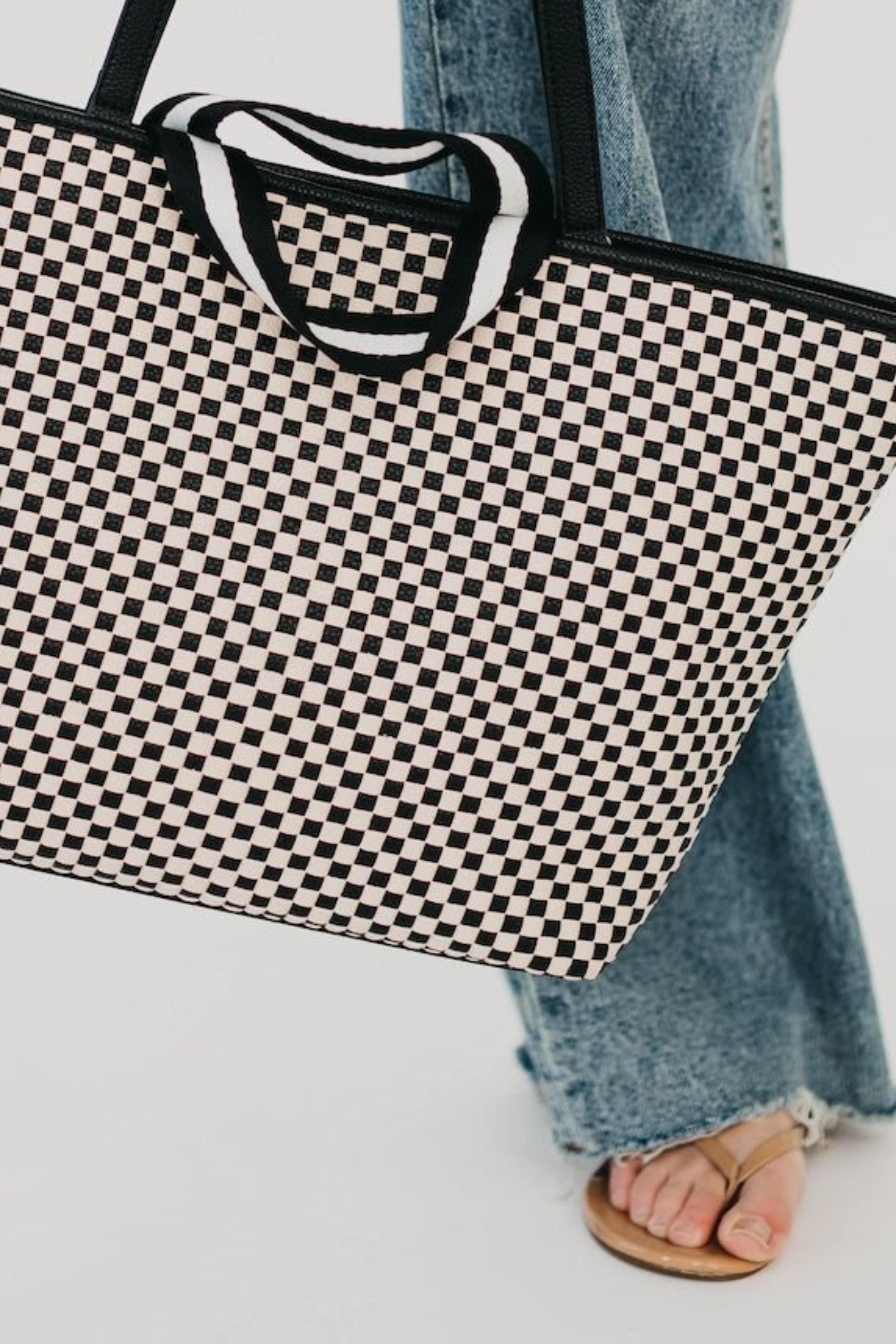 Woven Tiffany Organizer Tote Bag