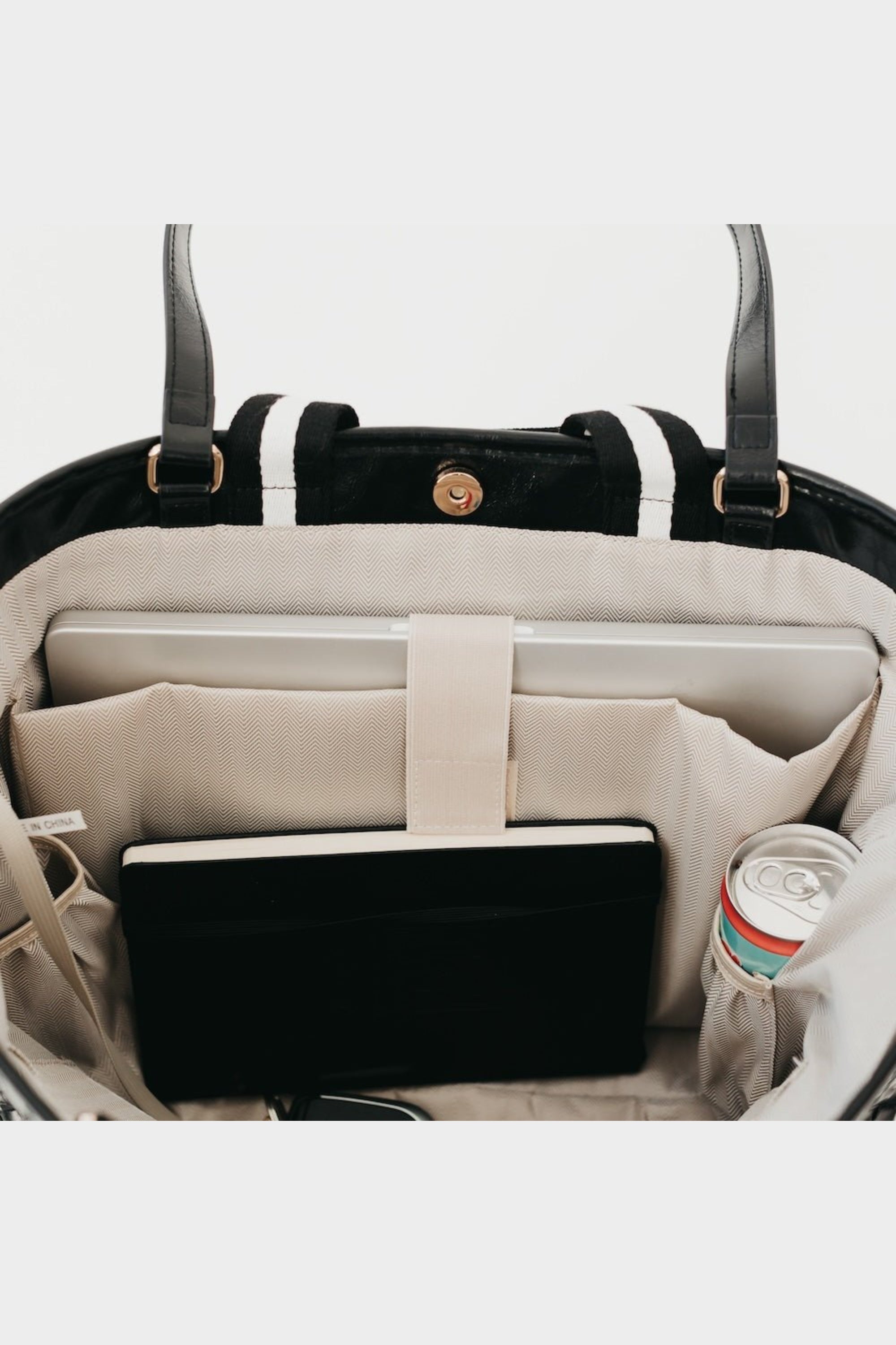 Woven Tiffany Organizer Tote Bag
