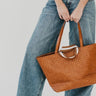 Woven Tiffany Organizer Tote Bag