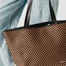 Woven Tiffany Organizer Tote Bag