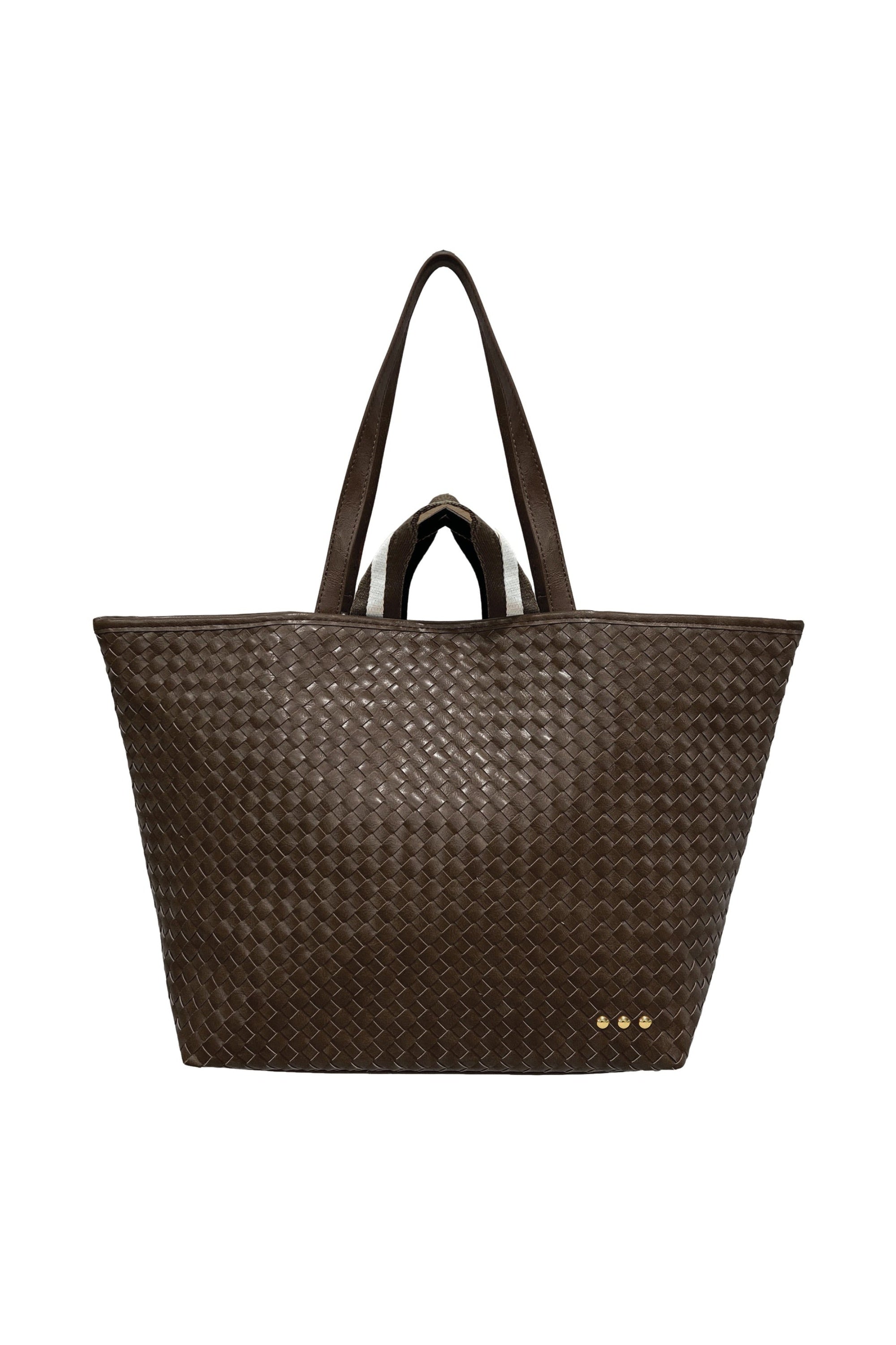 Woven Tiffany Organizer Tote Bag