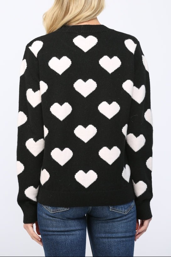 Tiffany Heart Pattern Crewneck - MTT Collective