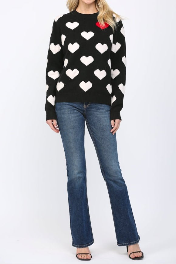 Tiffany Heart Pattern Crewneck - MTT Collective