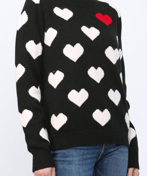 Tiffany Heart Pattern Crewneck - MTT Collective