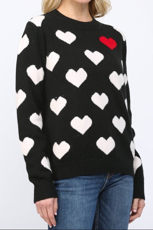 Tiffany Heart Pattern Crewneck - MTT Collective