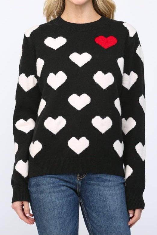 Tiffany Heart Pattern Crewneck - MTT Collective