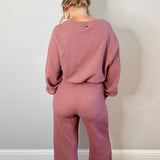 Tour Waffle Knit Cropped Lounge Pants - MTT Collective