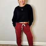 TreeFleece Oversized Cropped Crew - MTT Collective