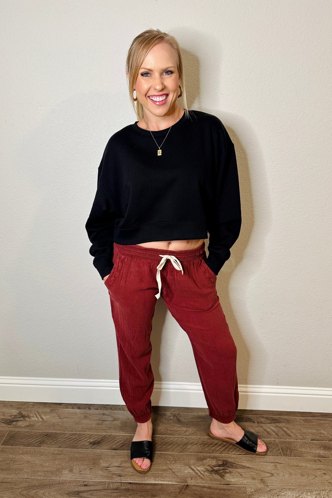 TreeFleece Oversized Cropped Crew - MTT Collective