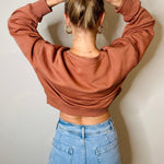 TreeFleece Oversized Cropped Crew - MTT Collective