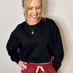 TreeFleece Oversized Cropped Crew - MTT Collective