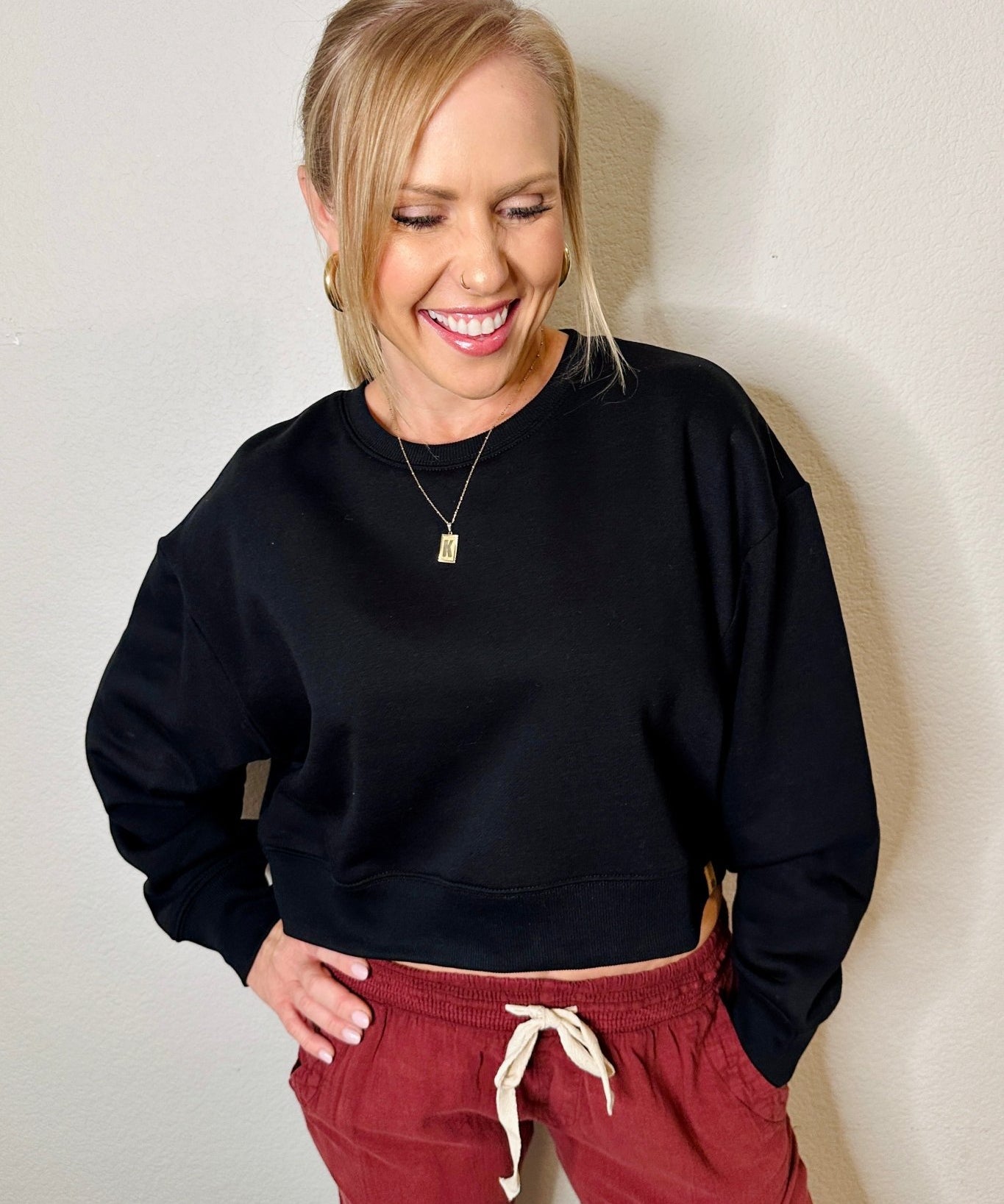 TreeFleece Oversized Cropped Crew - MTT Collective