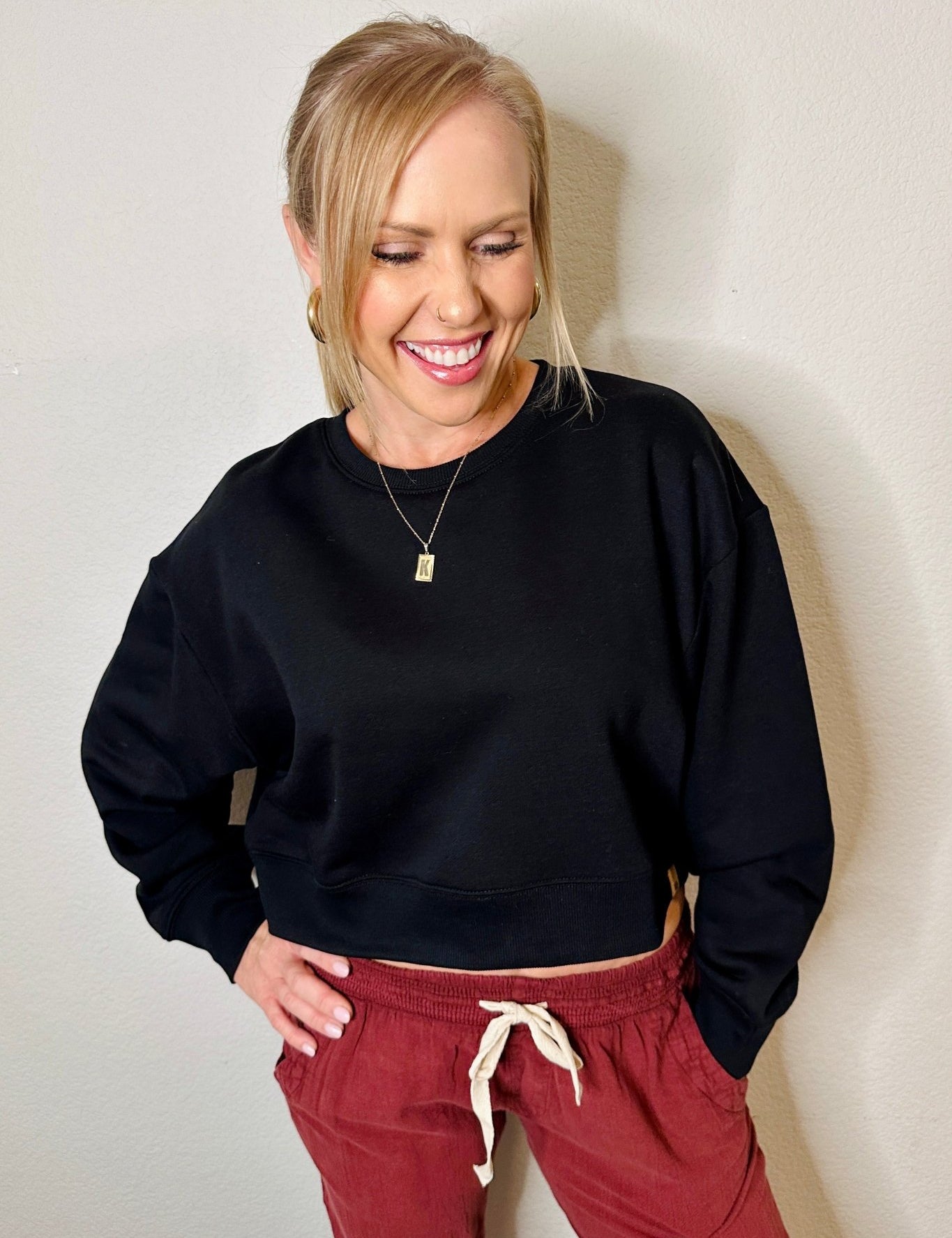 TreeFleece Oversized Cropped Crew - MTT Collective