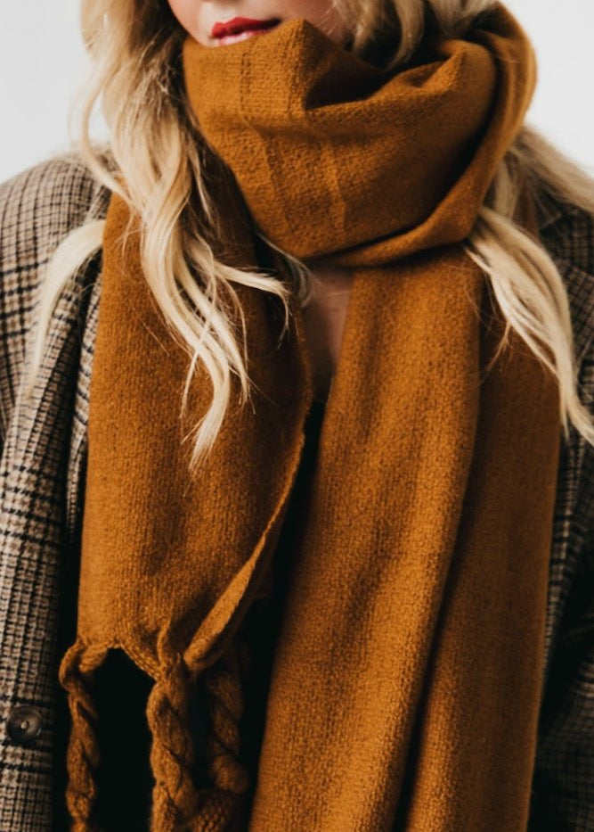 Twyla Twisted Tassel Scarf - MTT Collective