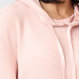 Low Key Luxe Rib Cinched Hoodie