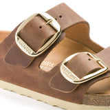 Arizona Big Buckle Oiled Leather Sandal
