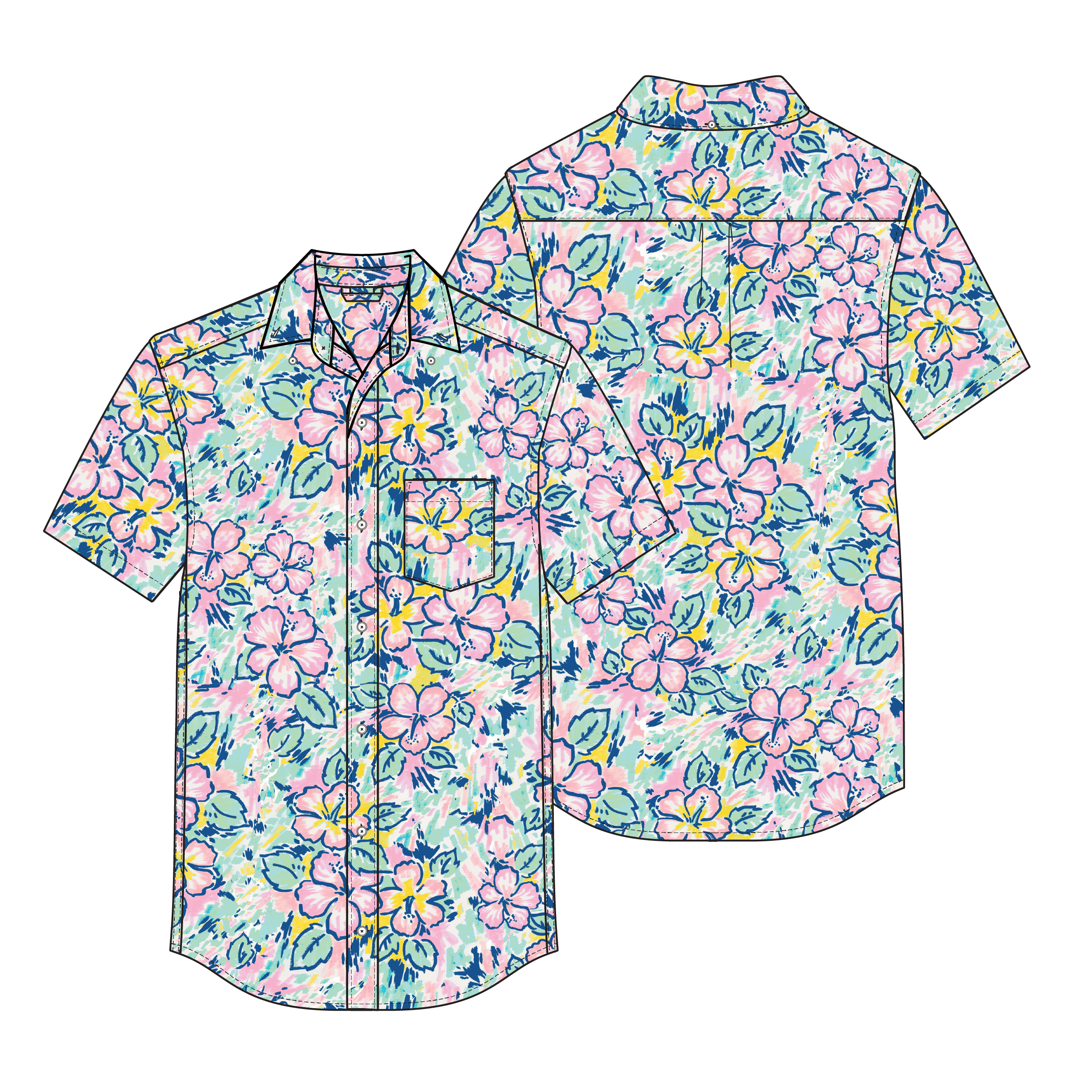 The Vacation Bloom Friday Shirt - MTT Collective