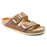 Arizona Big Buckle Oiled Leather Sandal