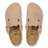 Boston Suede Leather Footbed