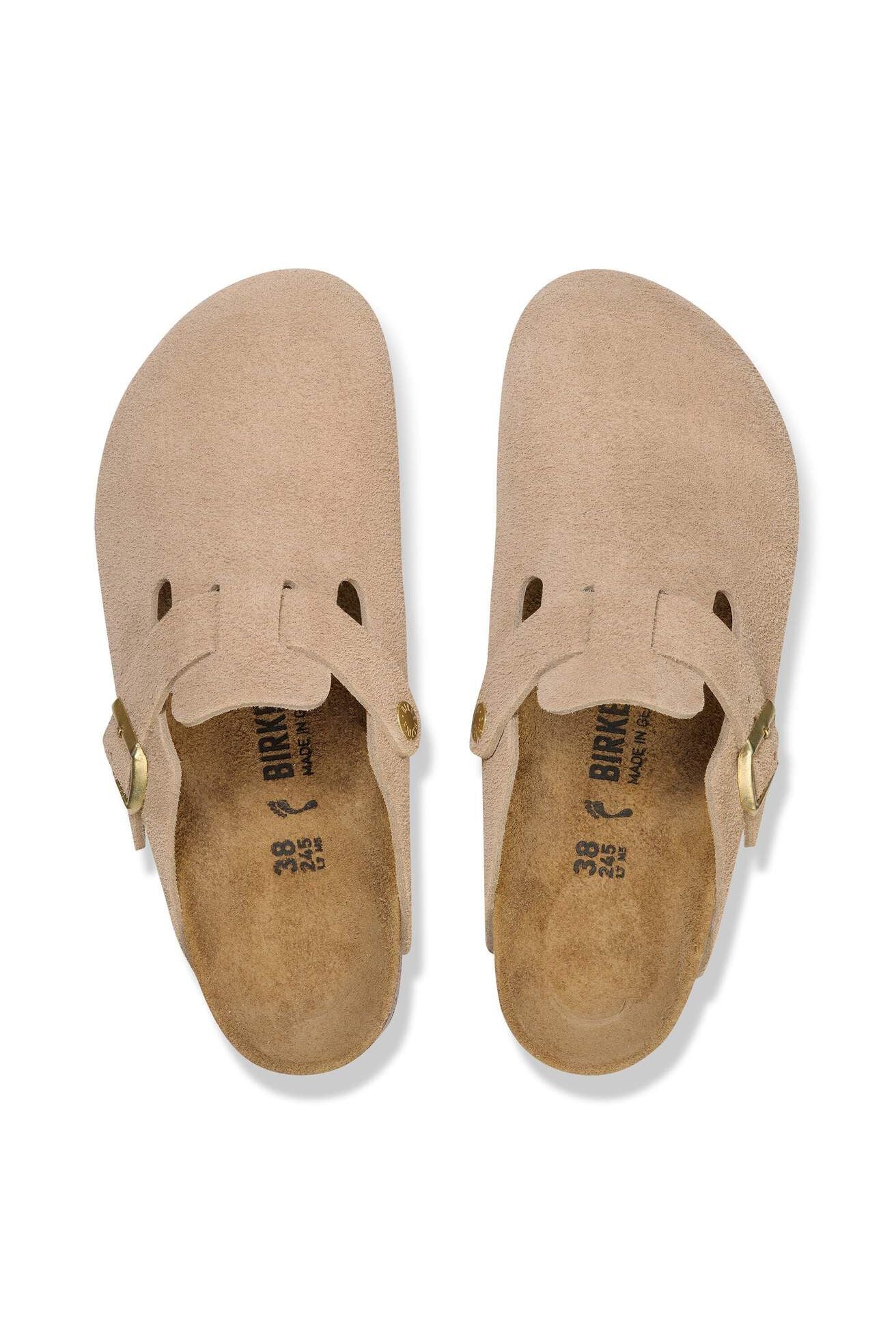 Boston Suede Leather Footbed