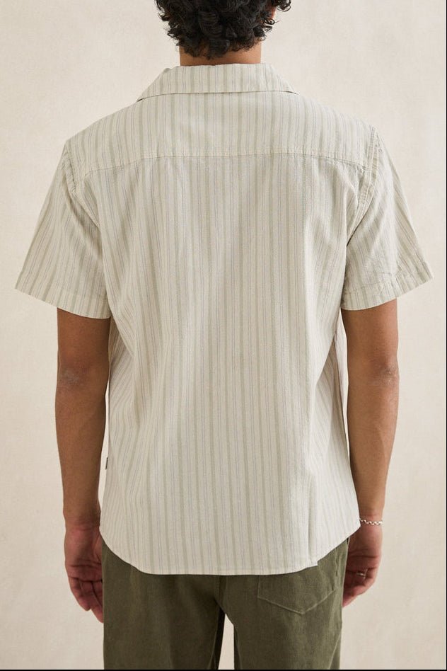 Vacation Stripe Short Sleeve Shirt - MTT Collective