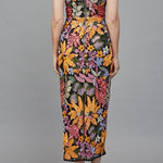 Valerie Floral Sequin Embroidered Midi Dress - MTT Collective