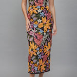 Valerie Floral Sequin Embroidered Midi Dress - MTT Collective