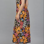 Valerie Floral Sequin Embroidered Midi Dress - MTT Collective