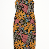 Valerie Floral Sequin Embroidered Midi Dress - MTT Collective