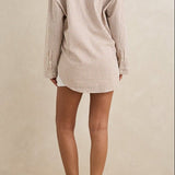 Valley Stipe Oversized Shirt - MTT Collective