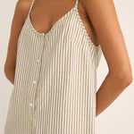 Valley Stripe Adjustable Romper - MTT Collective