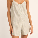 Valley Stripe Adjustable Romper - MTT Collective