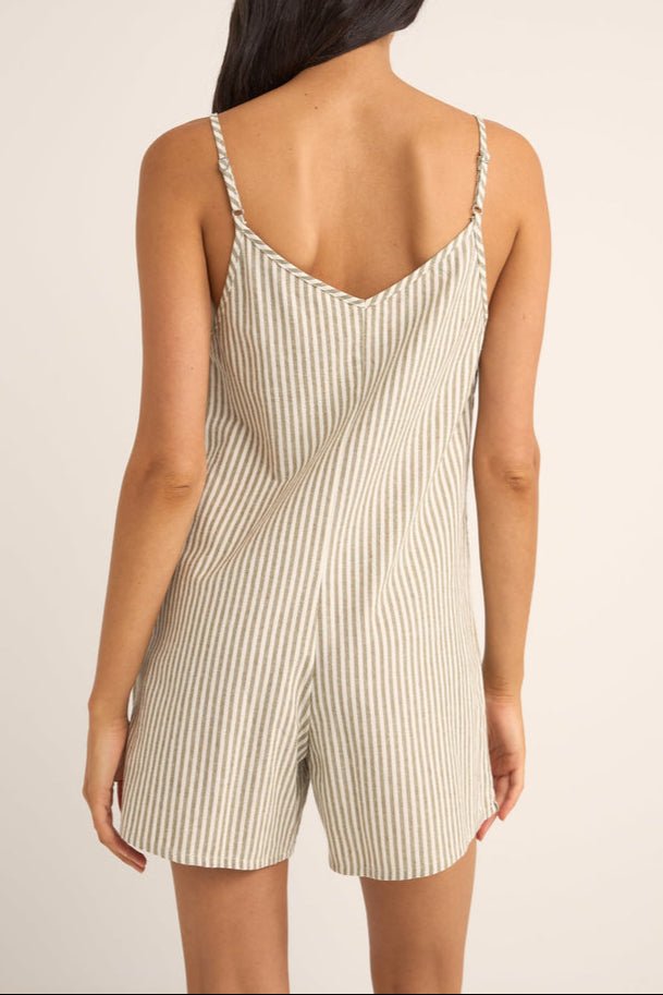 Valley Stripe Adjustable Romper - MTT Collective