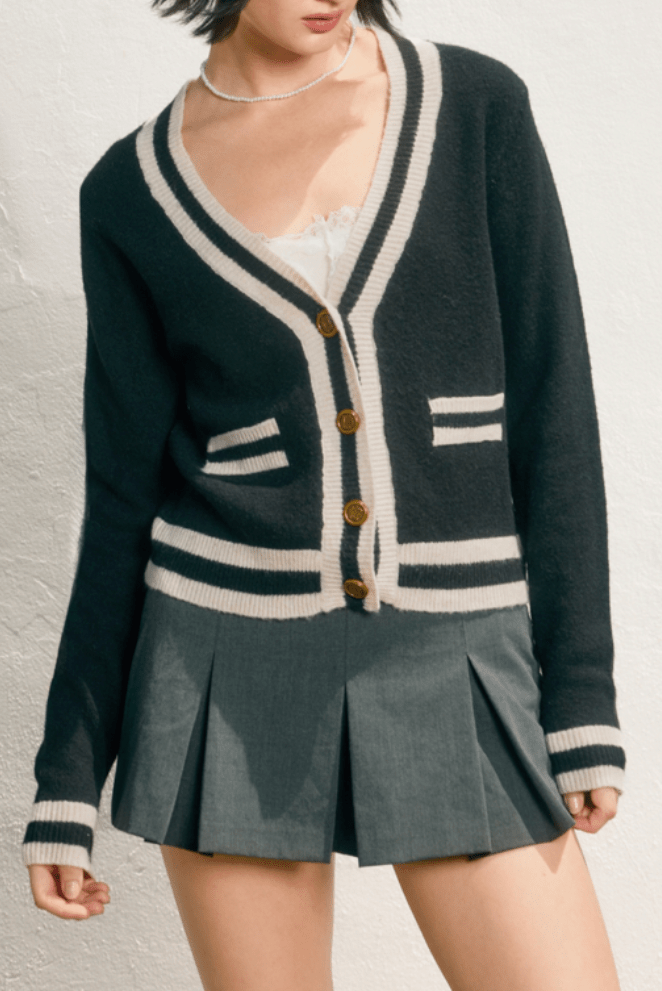 Victoria Elite V - Neck Cardigan - MTT Collective