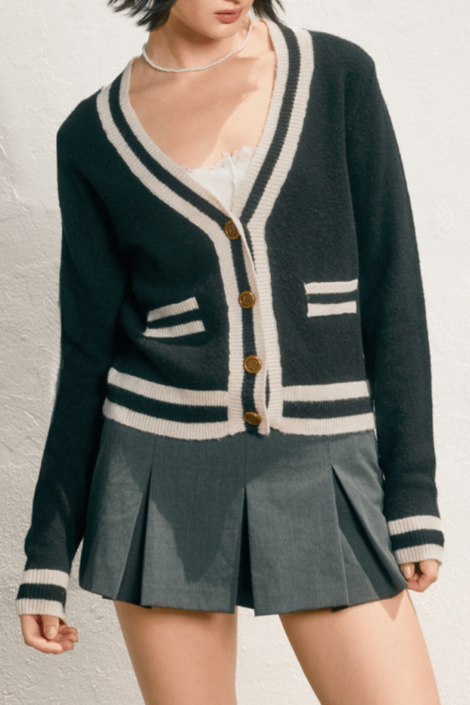 Victoria Elite V - Neck Cardigan - MTT Collective