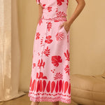 Vikki Printed Button - Down Midi Skirt - MTT Collective