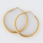 Vintage Chunky Pin Catch Hoop Earrings - MTT Collective
