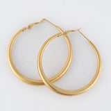 Vintage Chunky Pin Catch Hoop Earrings - MTT Collective