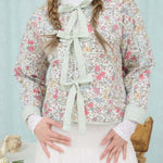 Vintage Garden Quilted Tie Front Jacket - MTT Collective